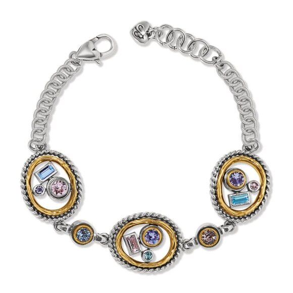 Brighton Halo Gem Bracelet Style JF0229 NWT $118 - Picture 1 of 2